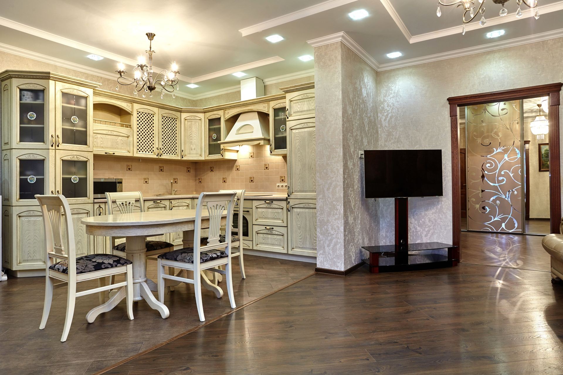 kitchen living room